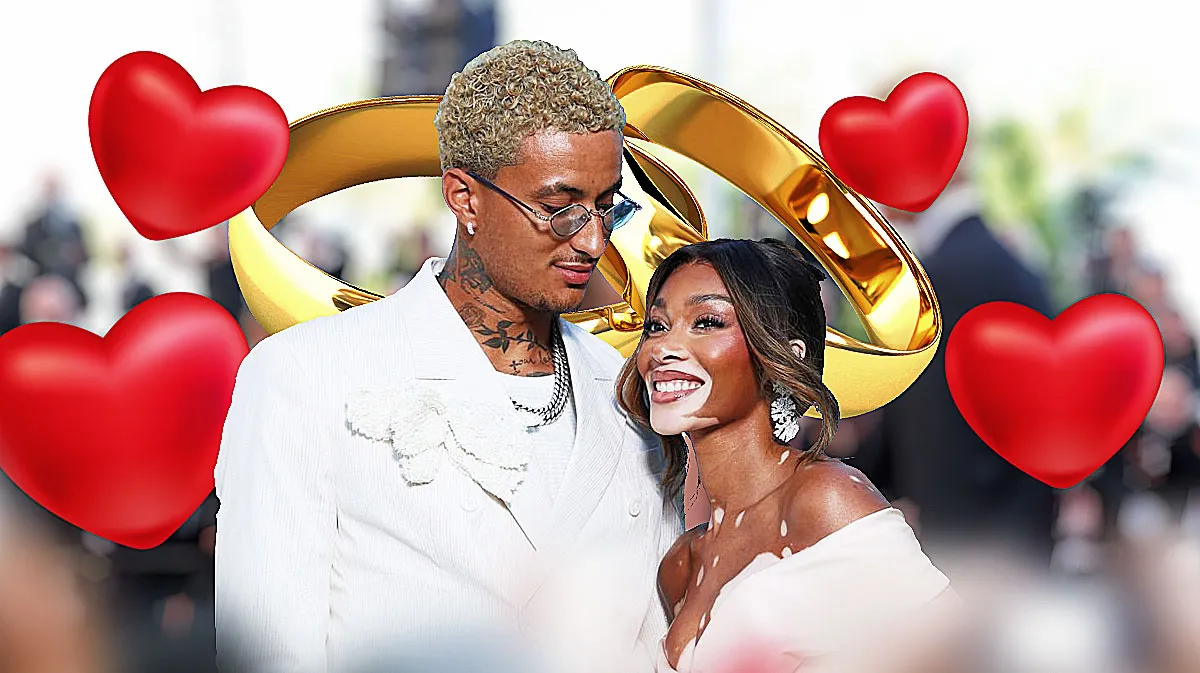 Kyle Kuzma and Winnie Harlow 