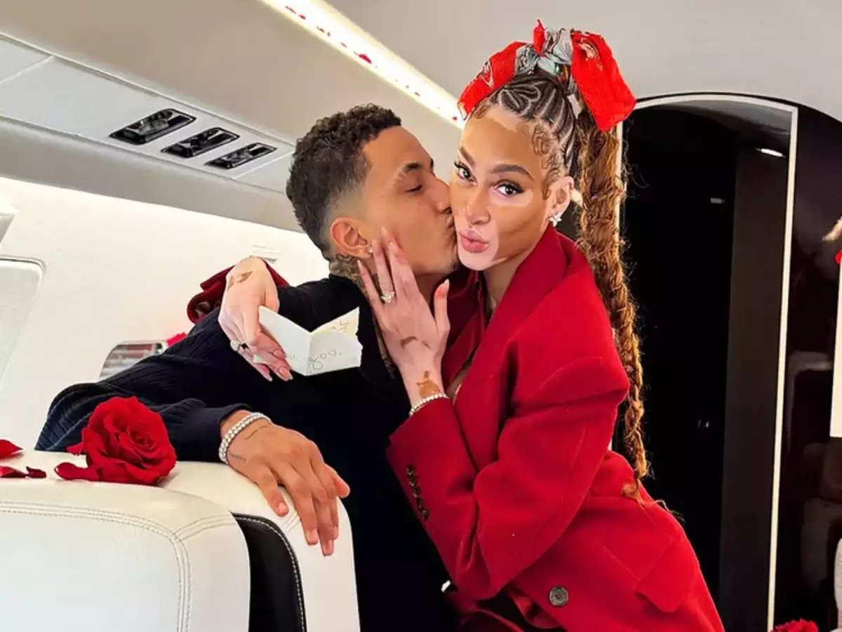 Kyle Kuzma and Winnie Harlow 
