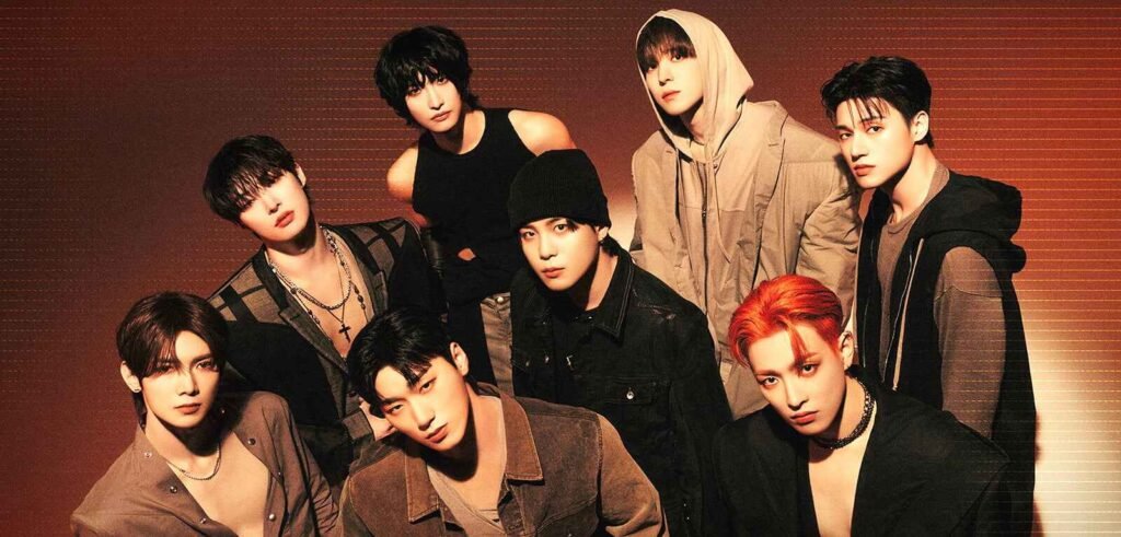 ATEEZ performing Bouncy at K-Pop iHeartRadio Music Awards 2025