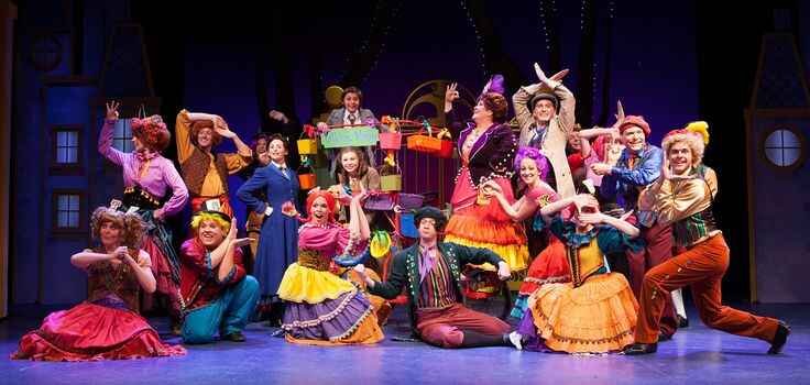 Clueless The Musical cast performing a dance number on stage