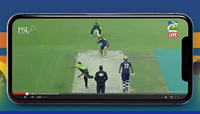 Cricket fans watching a National T20 Cup match live on a laptop.