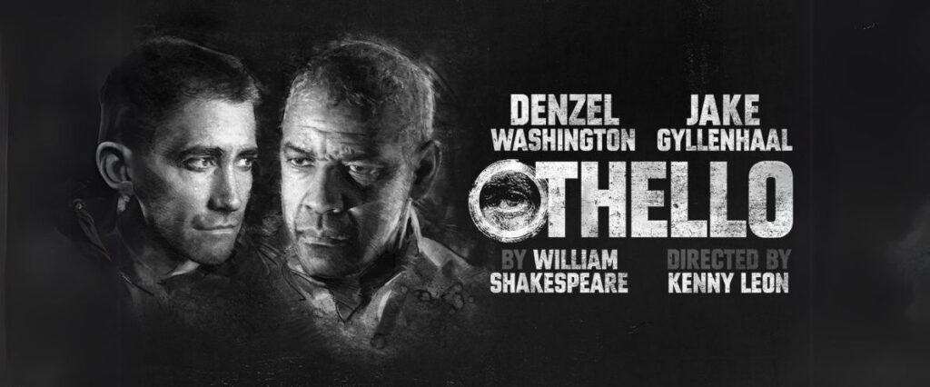 A stunning stage setup with dramatic lighting in Othello Broadway 2025.