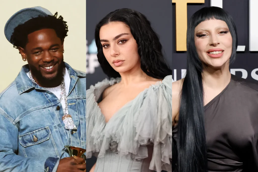 Webby Awards 2025 nominations being displayed on a digital screen.