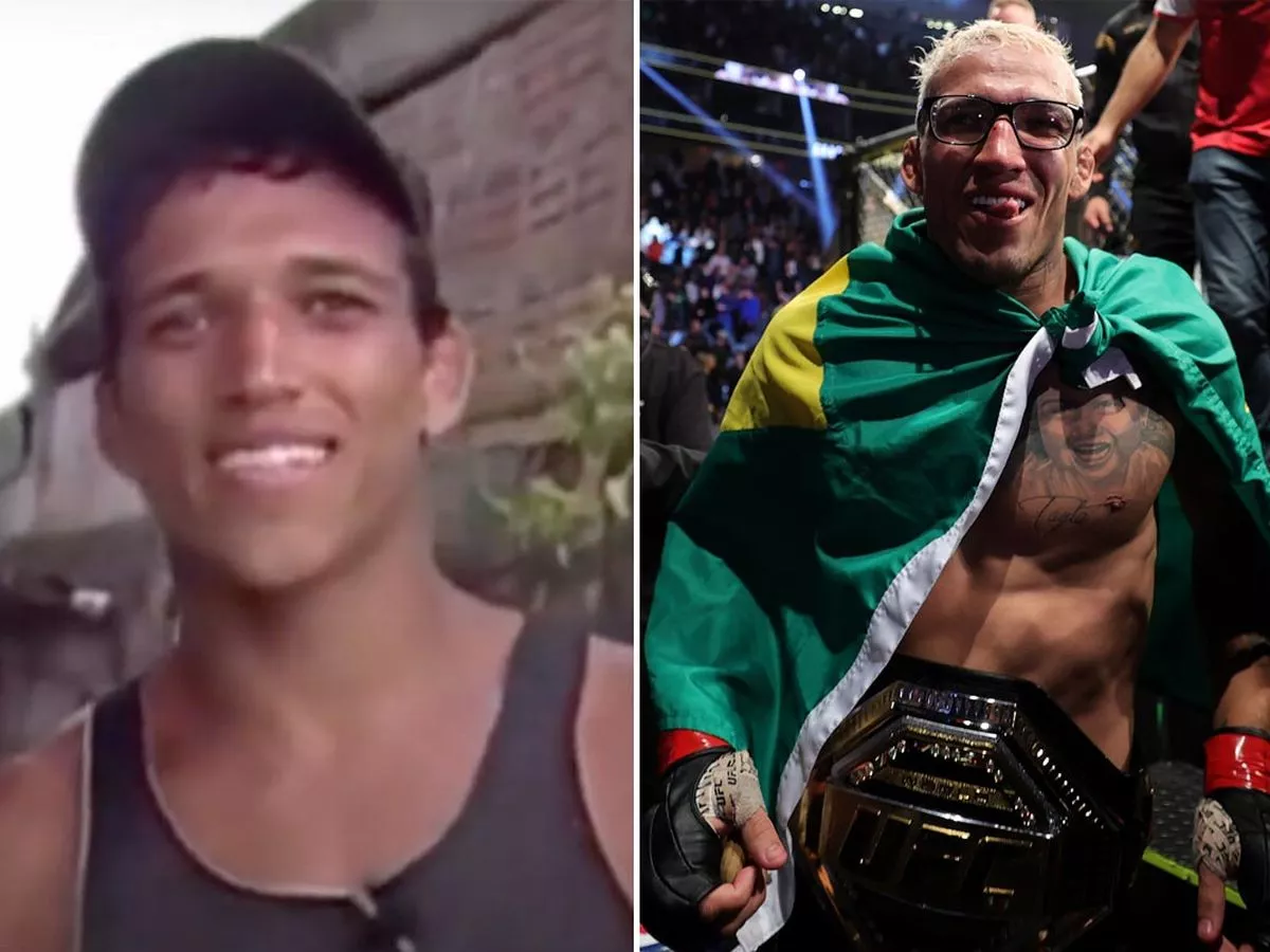 Charles Oliveira from early UFC days to champion.