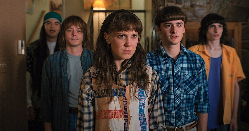 A dramatic scene from Stranger Things, one of the best TV shows for teens