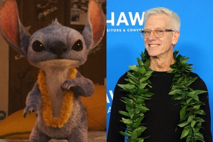 Chris Sanders as the voice of Stitch in Lilo and Stitch 2025