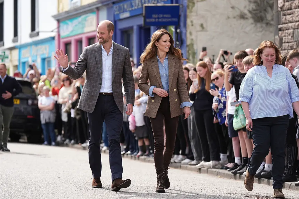 Kate Middleton and Prince William at the University of St. Andrews during Scotland visit