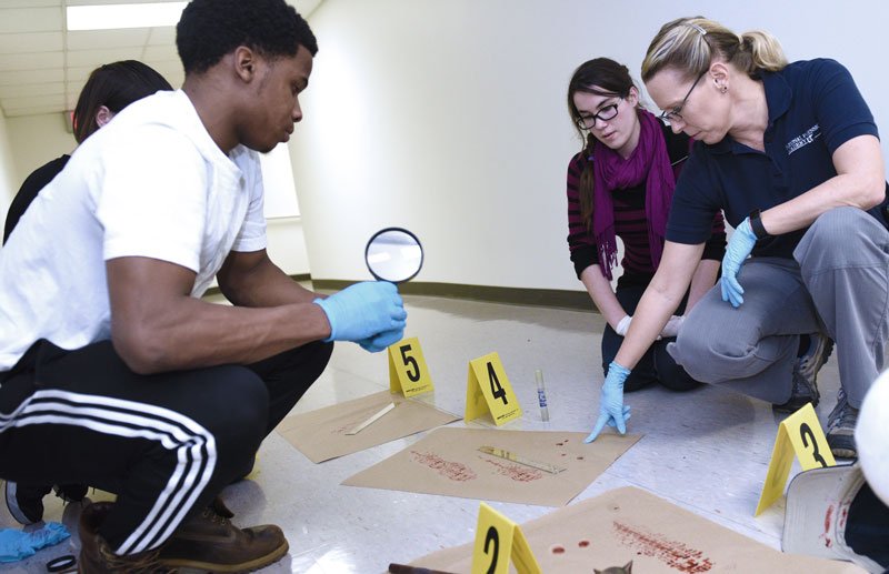 Student studying for Criminal Justice Degree Jobs