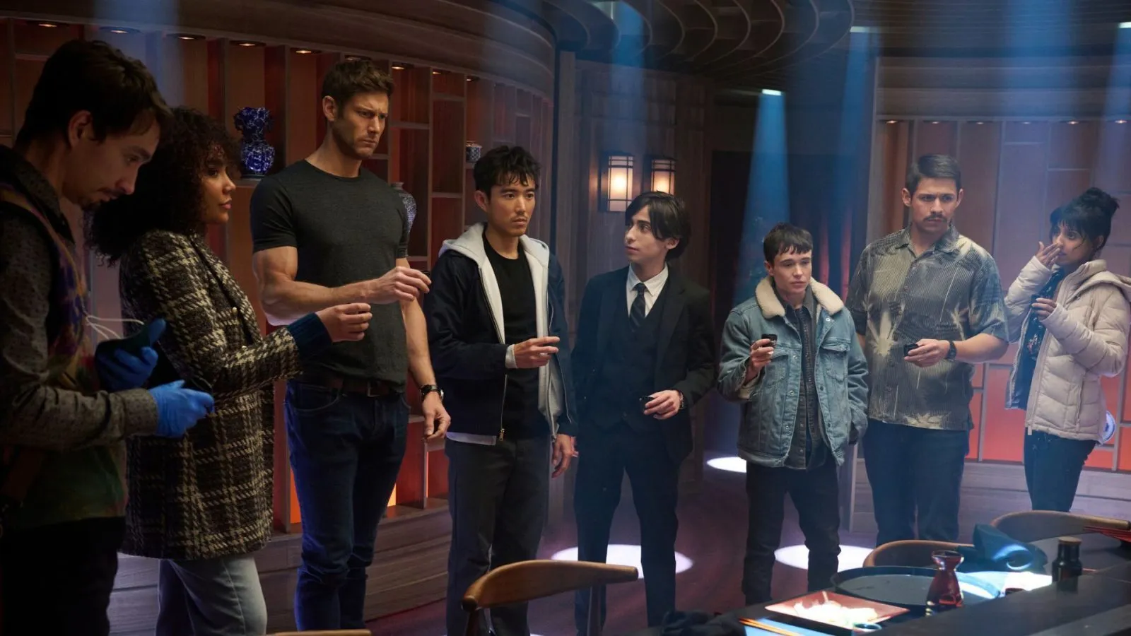 The Hargreeves siblings in The Umbrella Academy, one of the best TV shows for teens