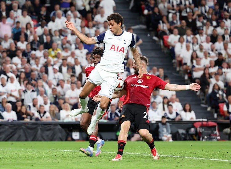 United vs Tottenham second half attack and defense in Europa League final.