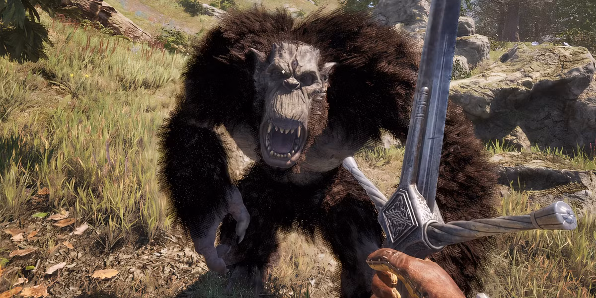 Three-eyed troll from Oblivion Remastered