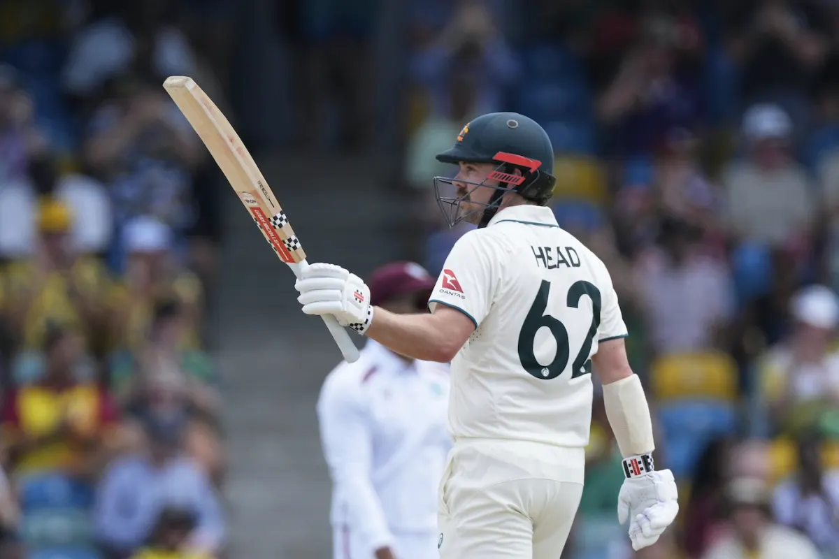 Travis Head celebrates half-century in West Indies vs Australia Test