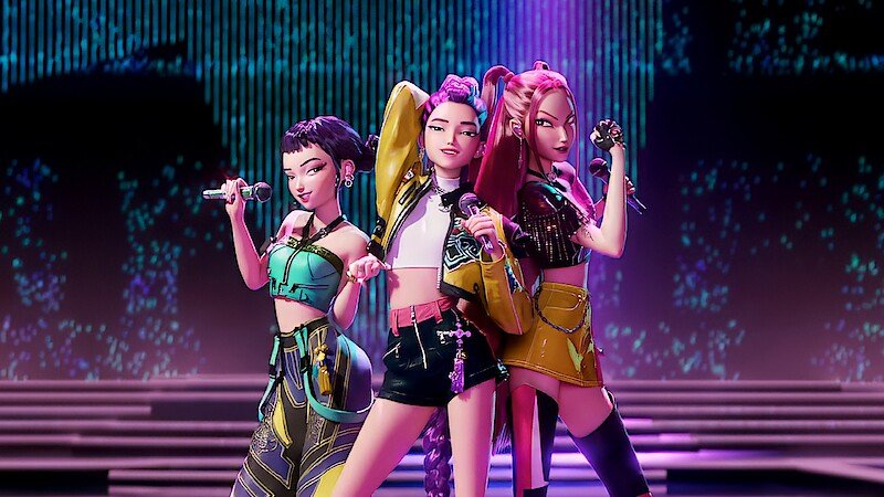 Soundtrack moment from KPop Demon Hunters trailer featuring musical energy