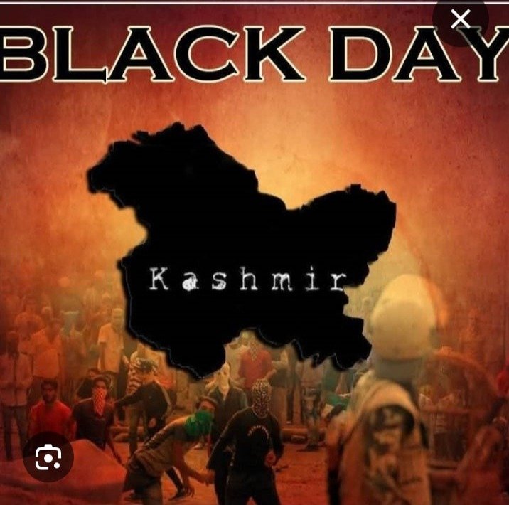 Historical map showing Jammu and Kashmir region